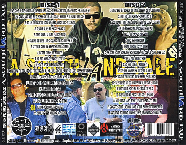 A Southland Tale... Origianl Motion Picture Soundtrack Chicano Rap A Southland Tale... Origianl Motion Picture Soundtrack Chicano Rap